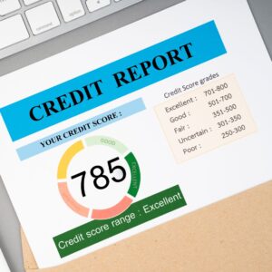 Credit score report